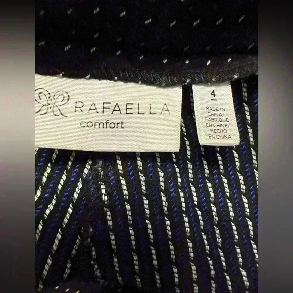 Rafaella Comfort stretchy elastic waist pull on dress pants Women’s size 4 EUC - Picture 7 of 7